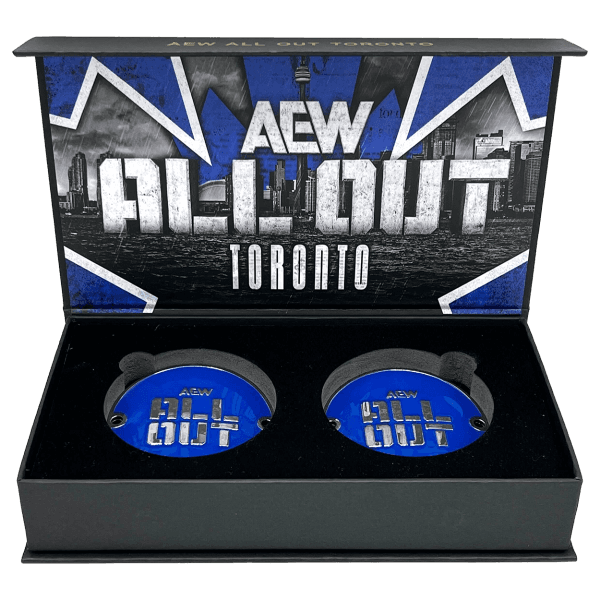 AEW All Out Toronto Championship Side Plate Set