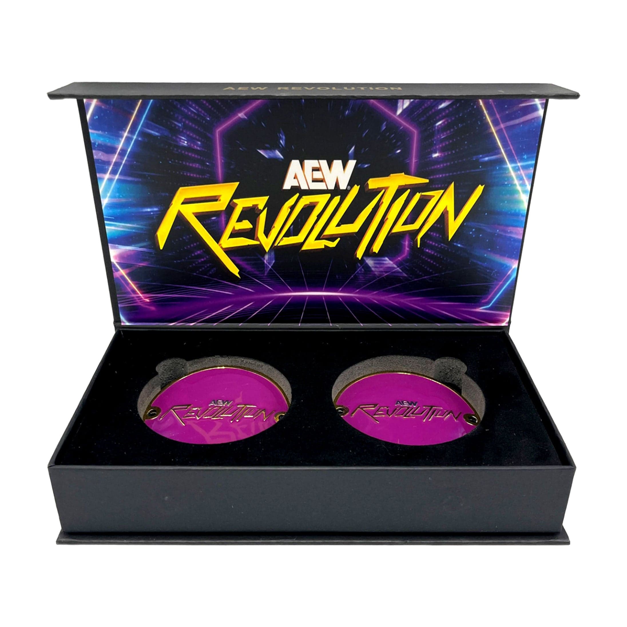 AEW Revolution Championship Side Plate Set