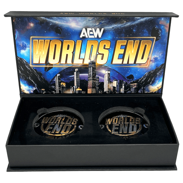 AEW Worlds End Championship Side Plate Set