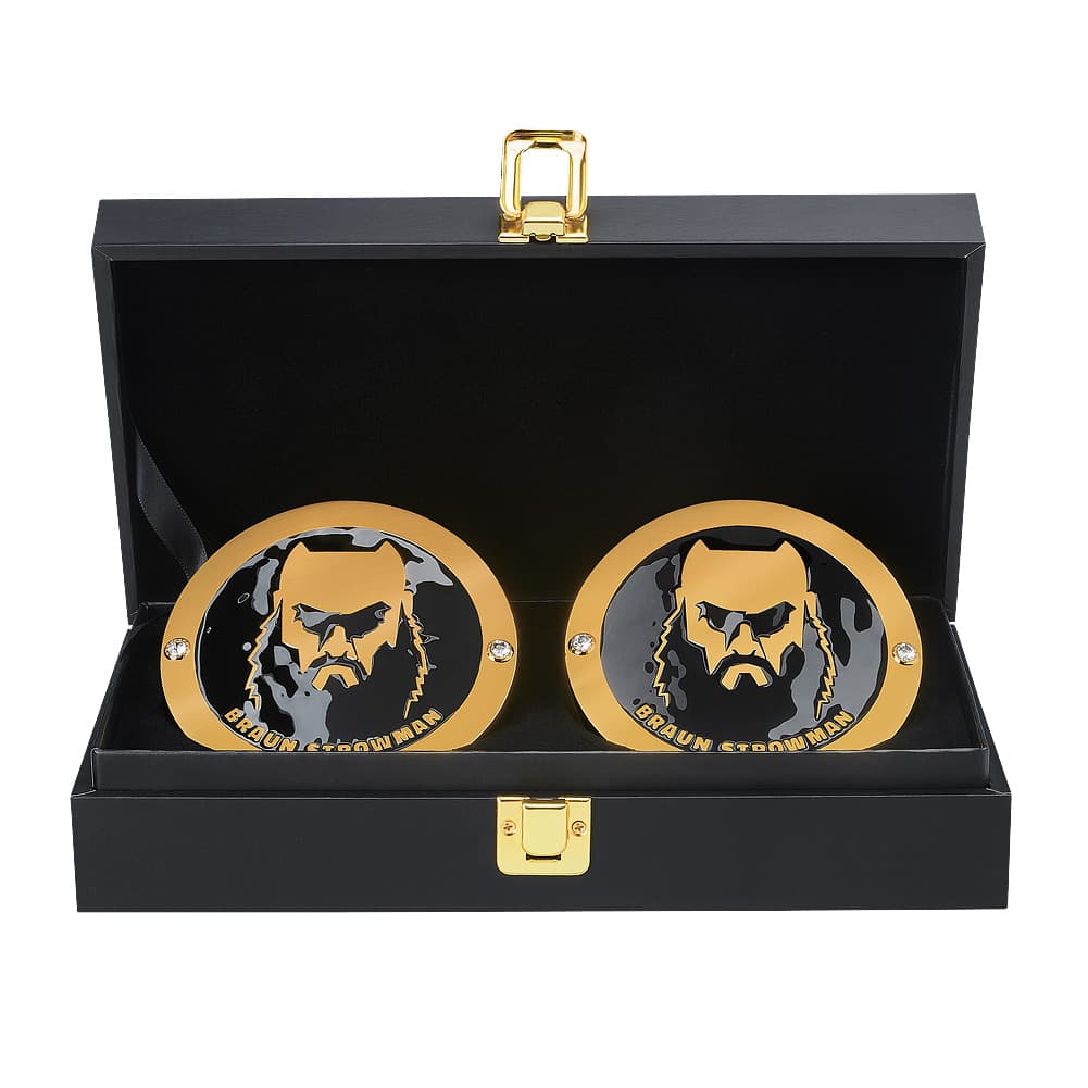 Braun Strowman Championship Replica Side Plate Set