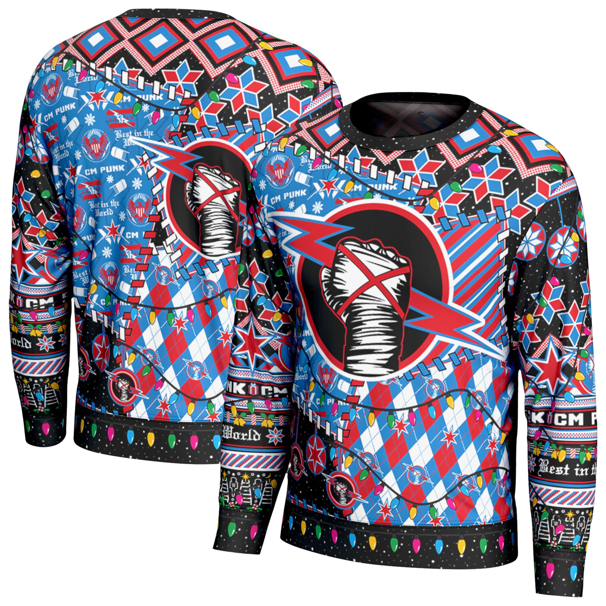 CM Punk Holiday Sweater Youth