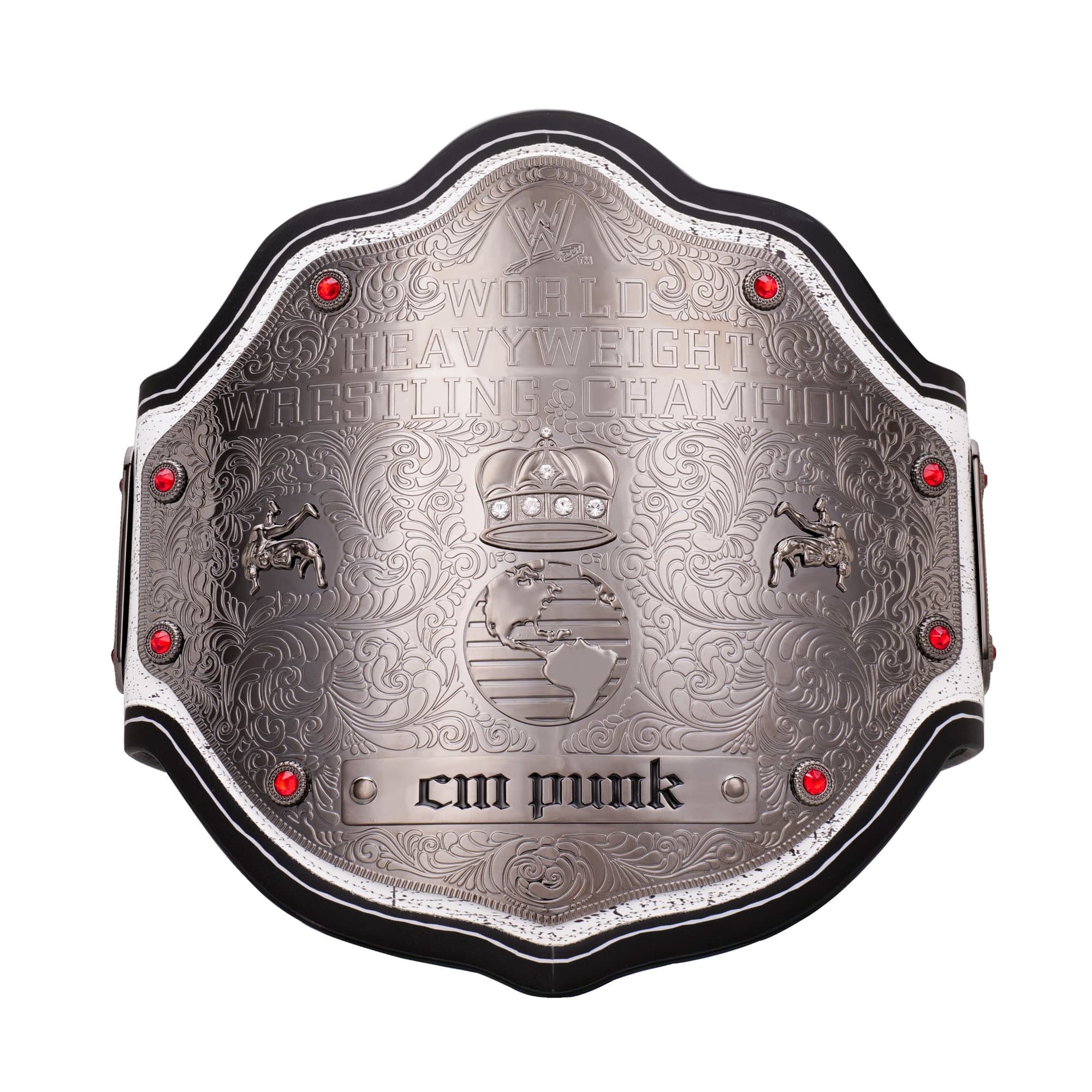 CM Punk WWE World Heavyweight Championship Signature Series Replica Title Belt