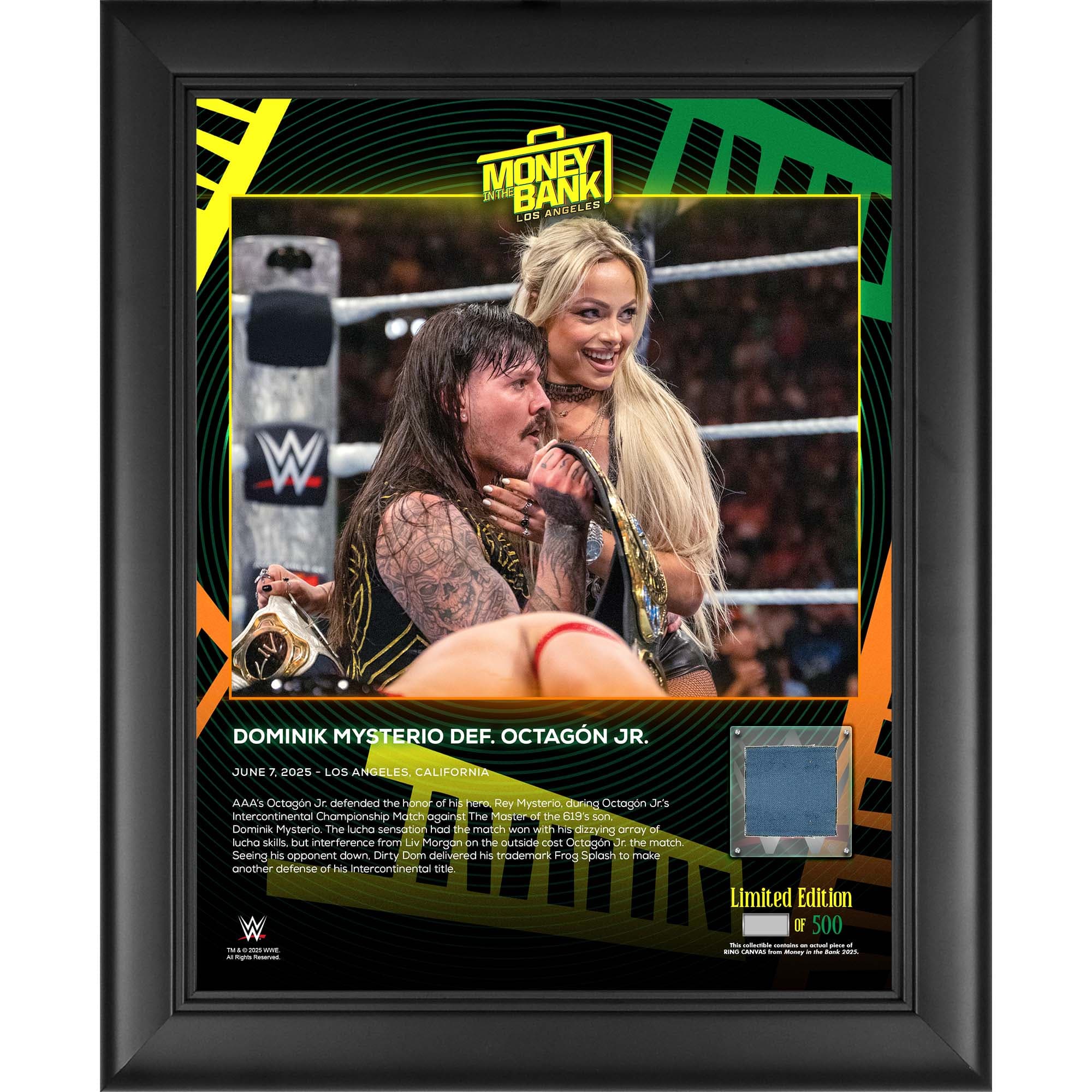 Dominik Mysterio 2025 Money In The Bank Collage