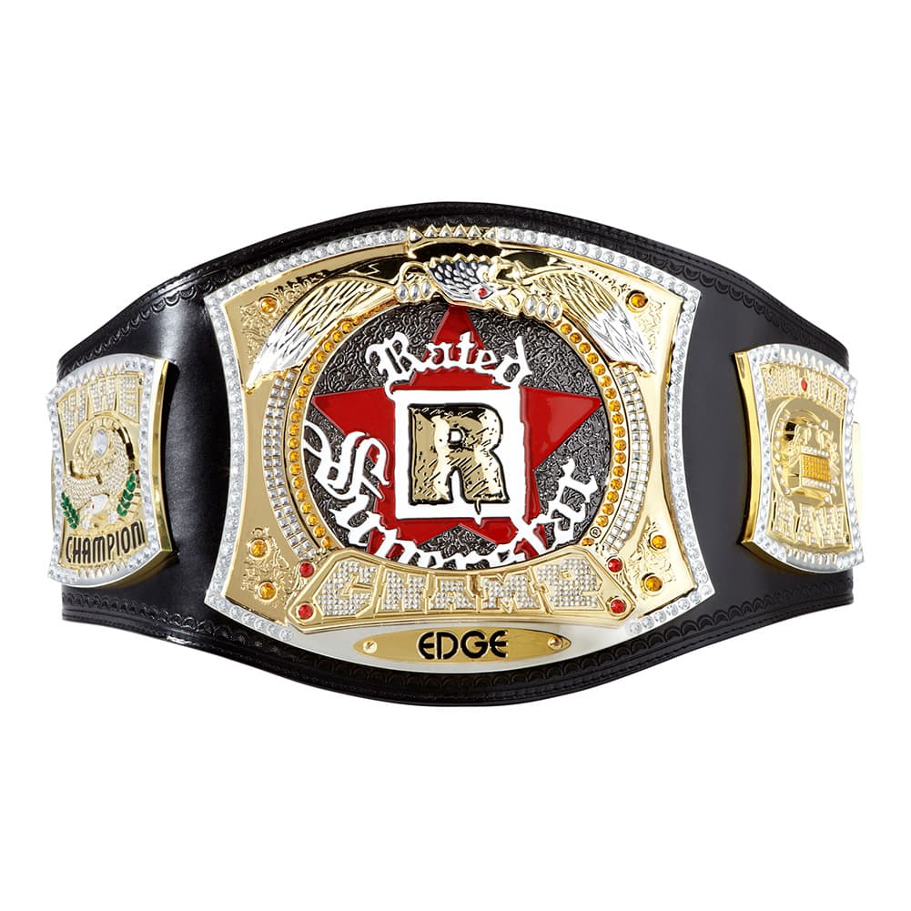 Edge Rated R Spinner WWE Championship Replica Title Belt