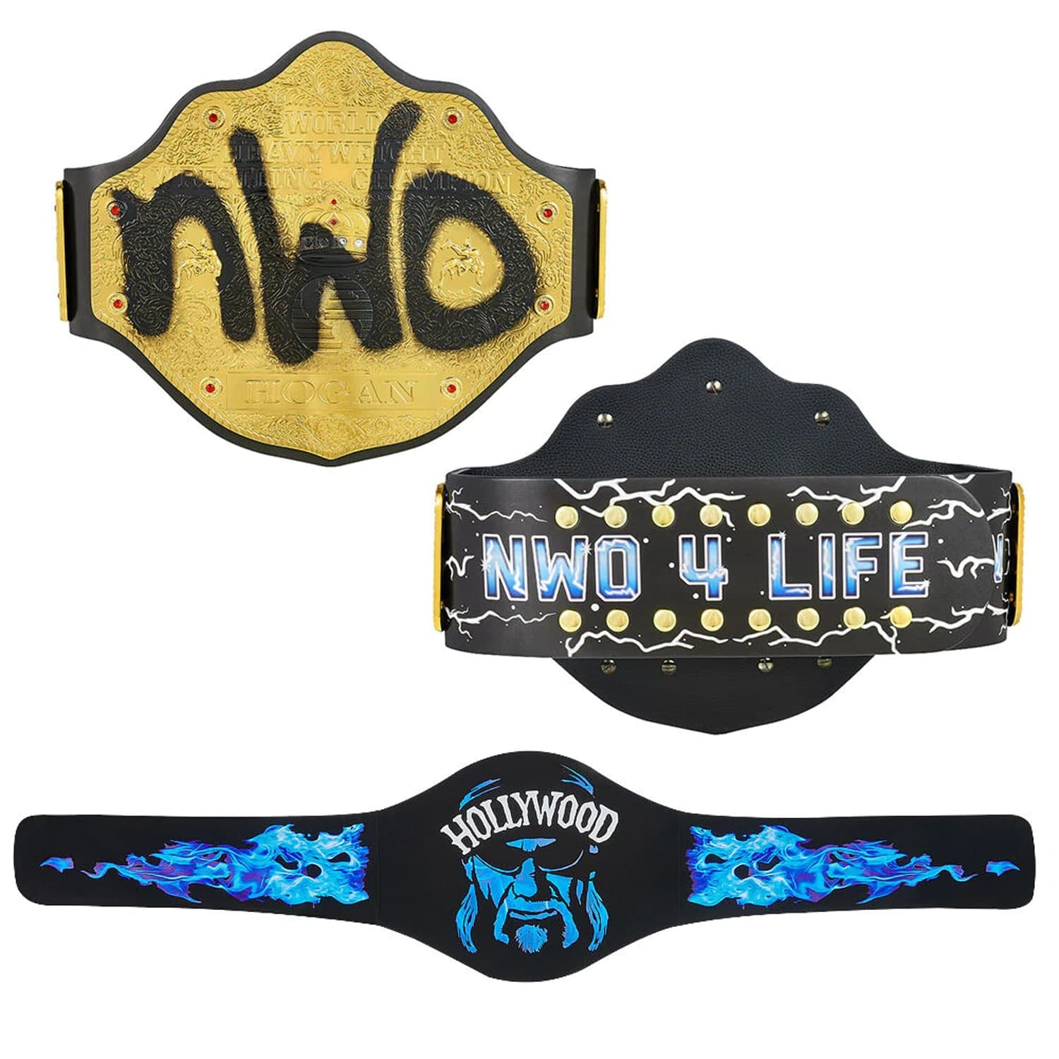 Hollywood Hulk Hogan nWo Signature Series Championship Replica Title Belt