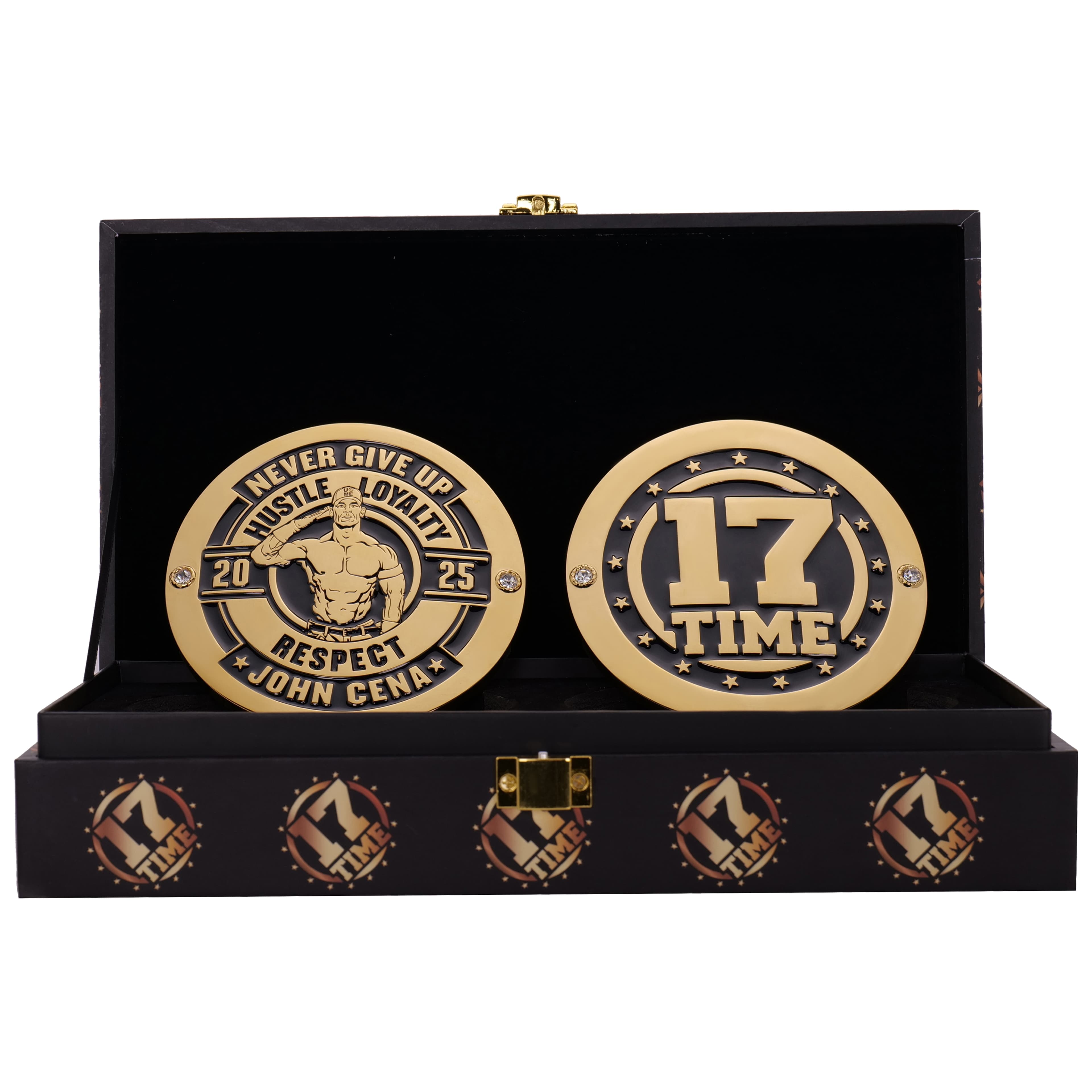 John Cena 17x Championship Replica Side Plate Set