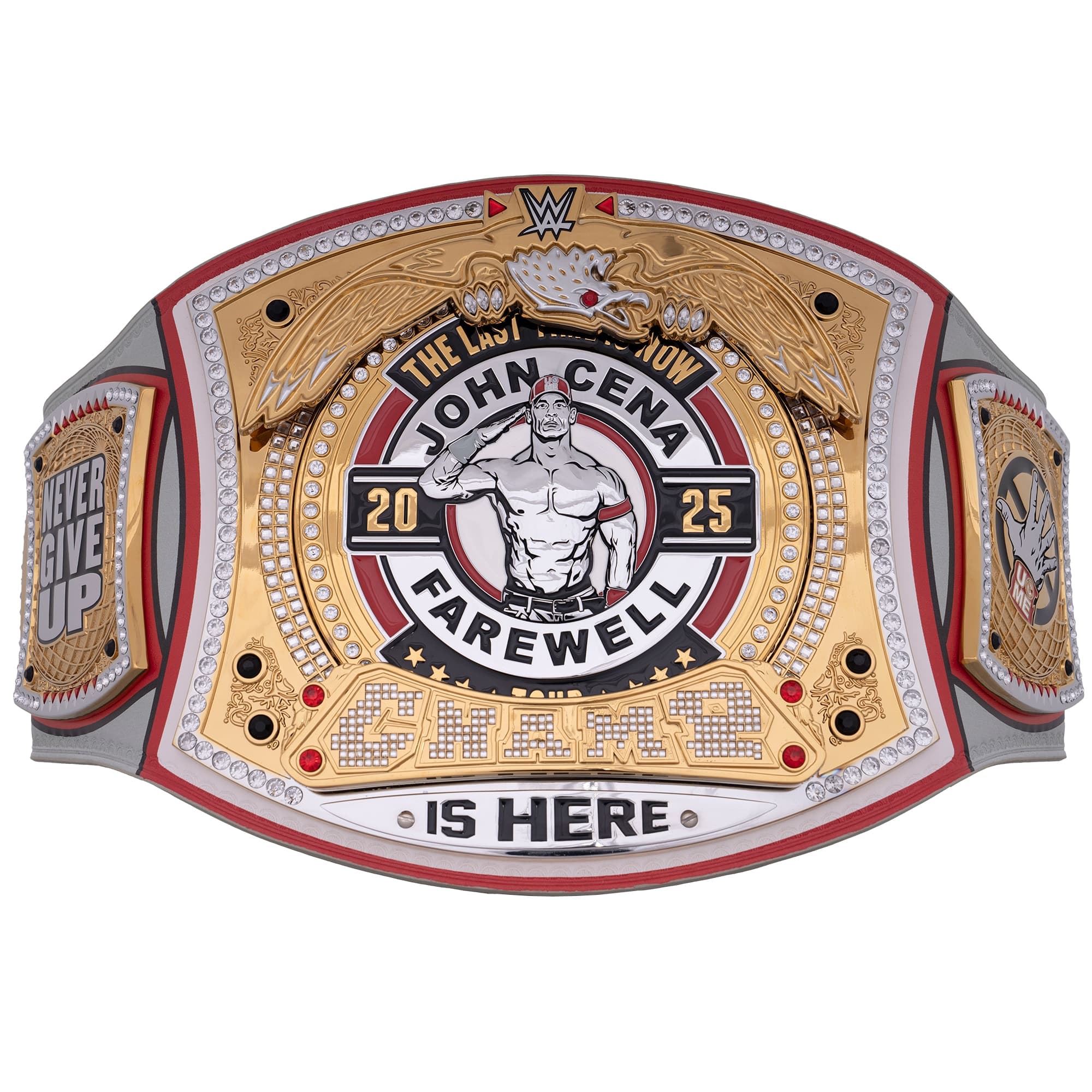 John Cena Farewell Tour 2025 Dayton WWE Championship Spinner Replica Title Belt