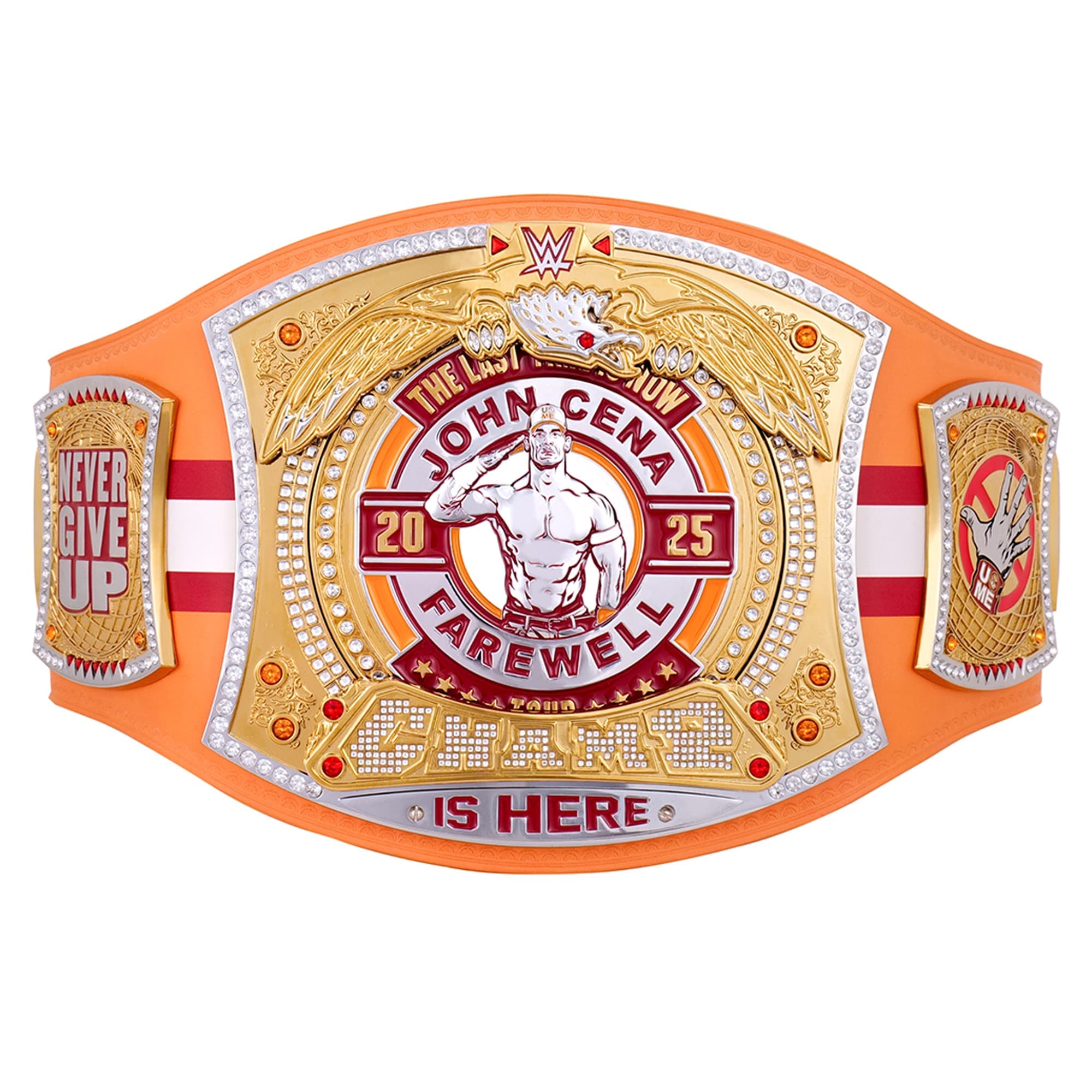 John Cena Farewell Tour 2025 Tampa WWE Championship Spinner Replica Title Belt