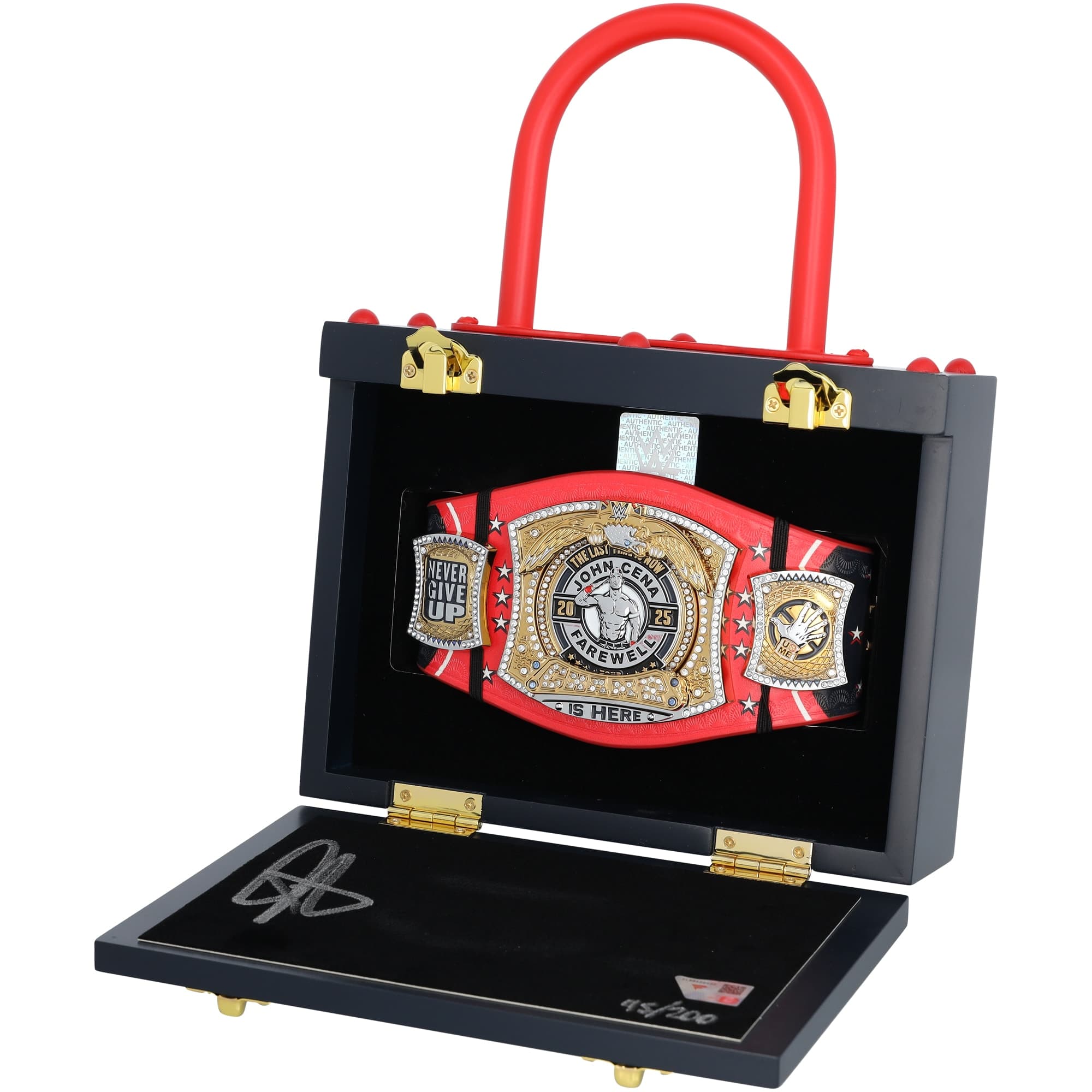 John Cena Last Match Mini Title Belt