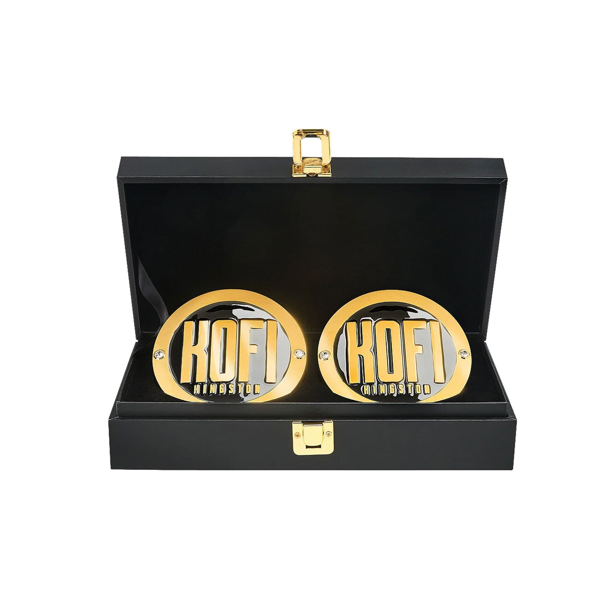 Kofi Kingston Championship Side Plate Set