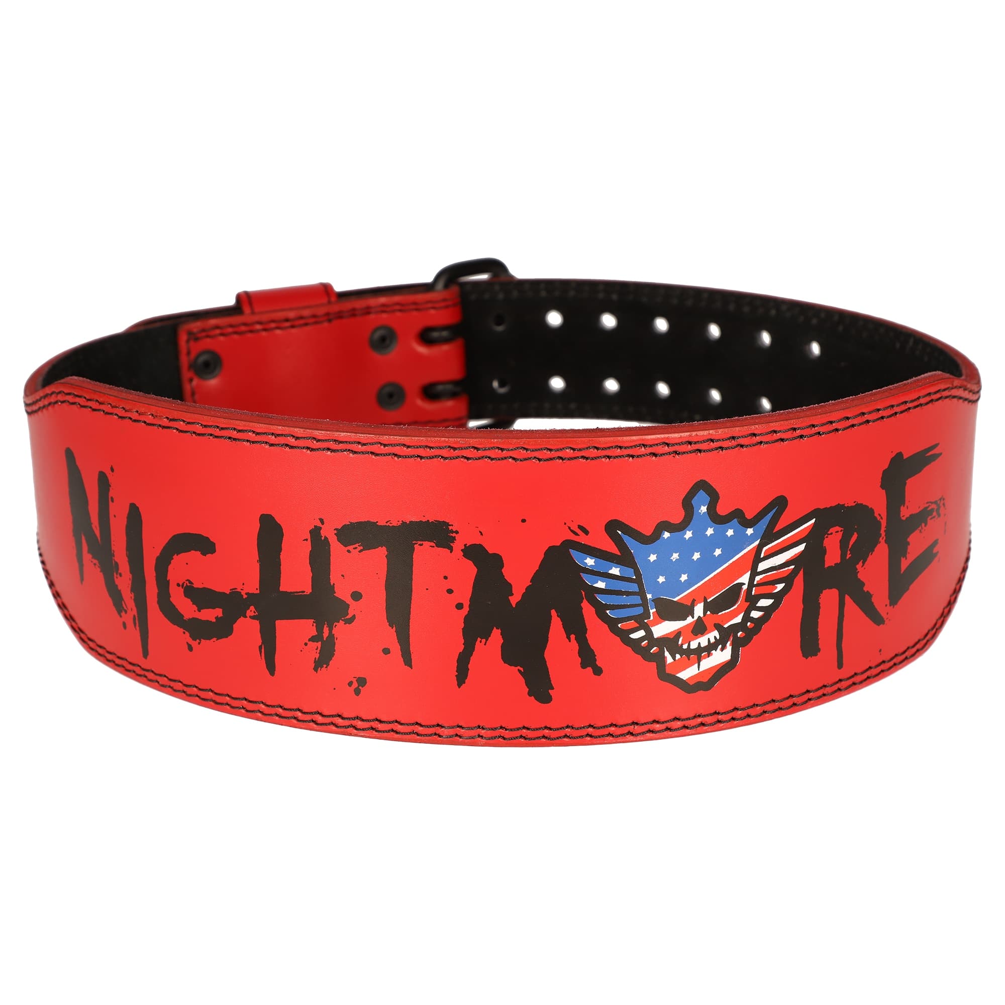 Red Cody Rhodes American Nightmare Weightlifting Belt