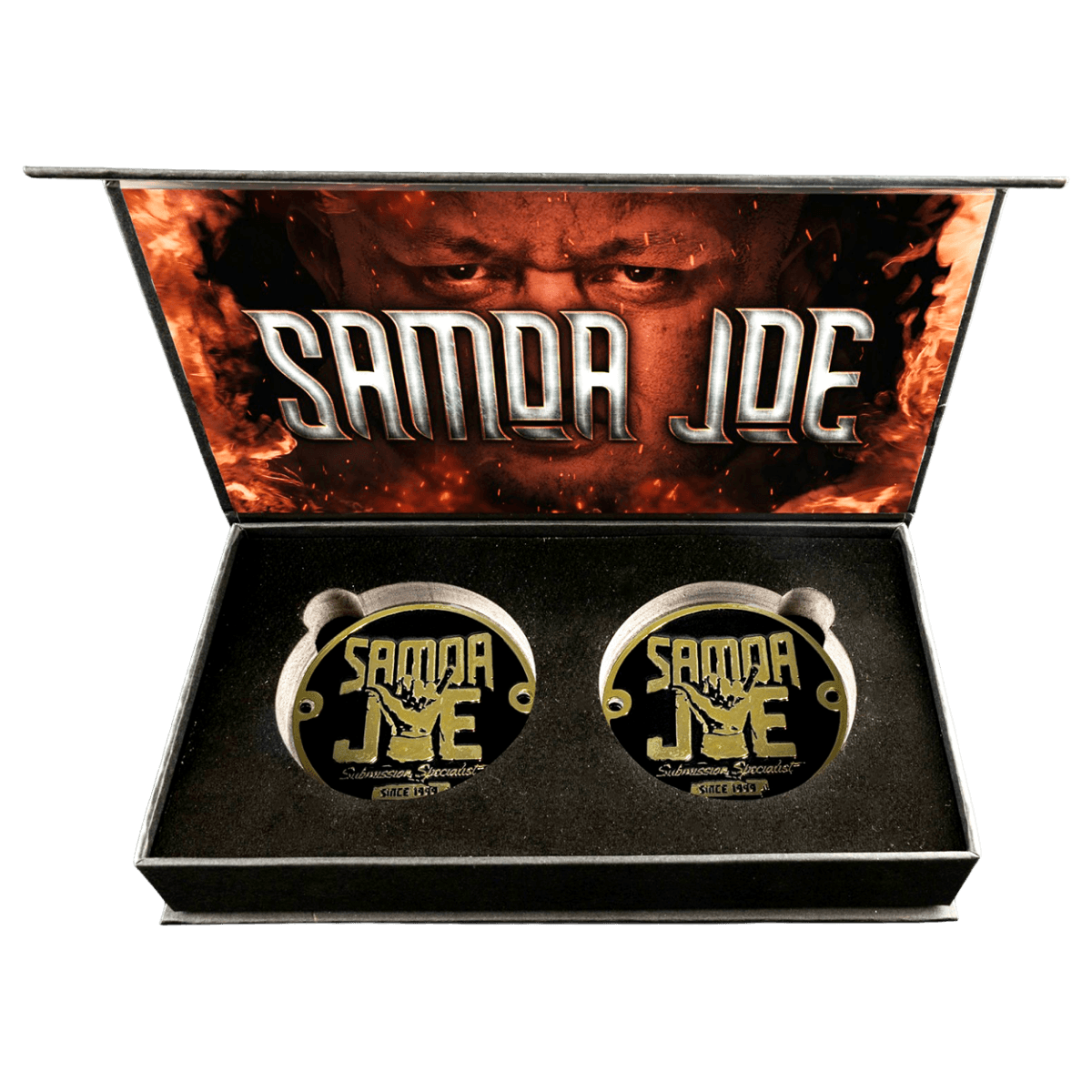 Samoa Joe Championship Side Plate Set