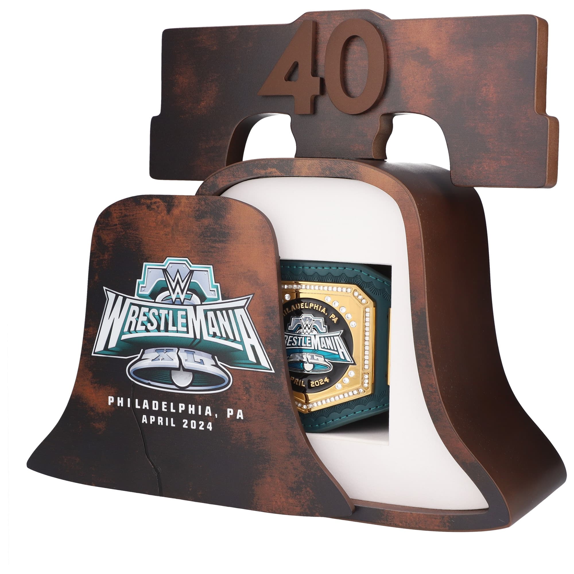 WrestleMania 40 Mini Title Belt