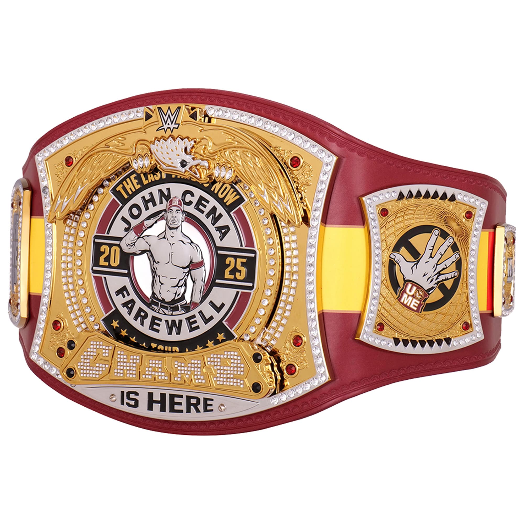 WWE Championship John Cena Farewell Tour 2025 Brussels Spinner Title Belt