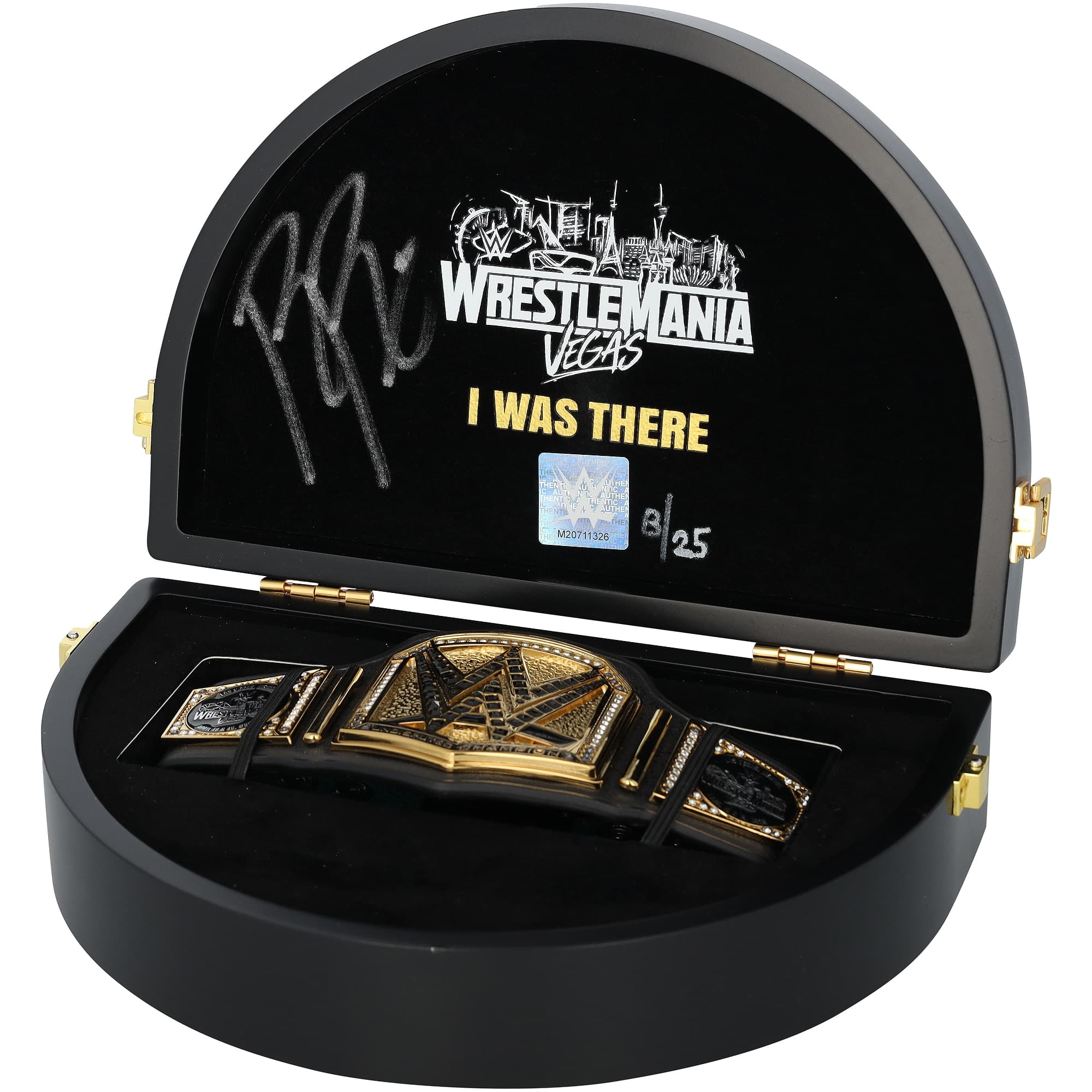 WrestleMania 42 Poker Table Mini Title Belt