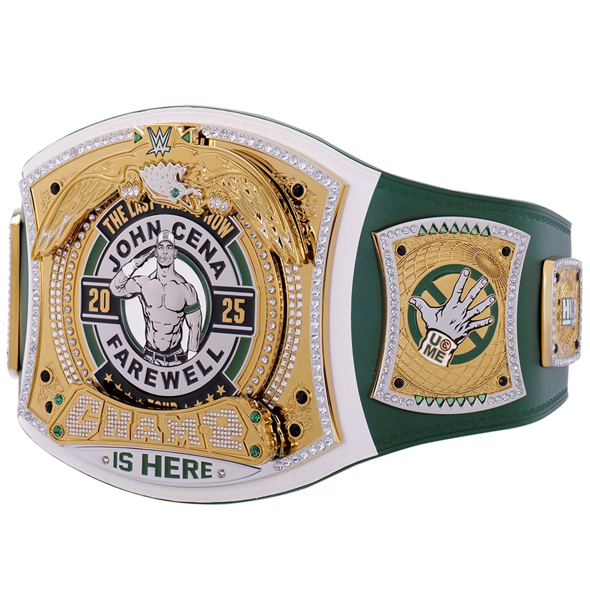 WWE Championship Replica Title Belt Green Spinner