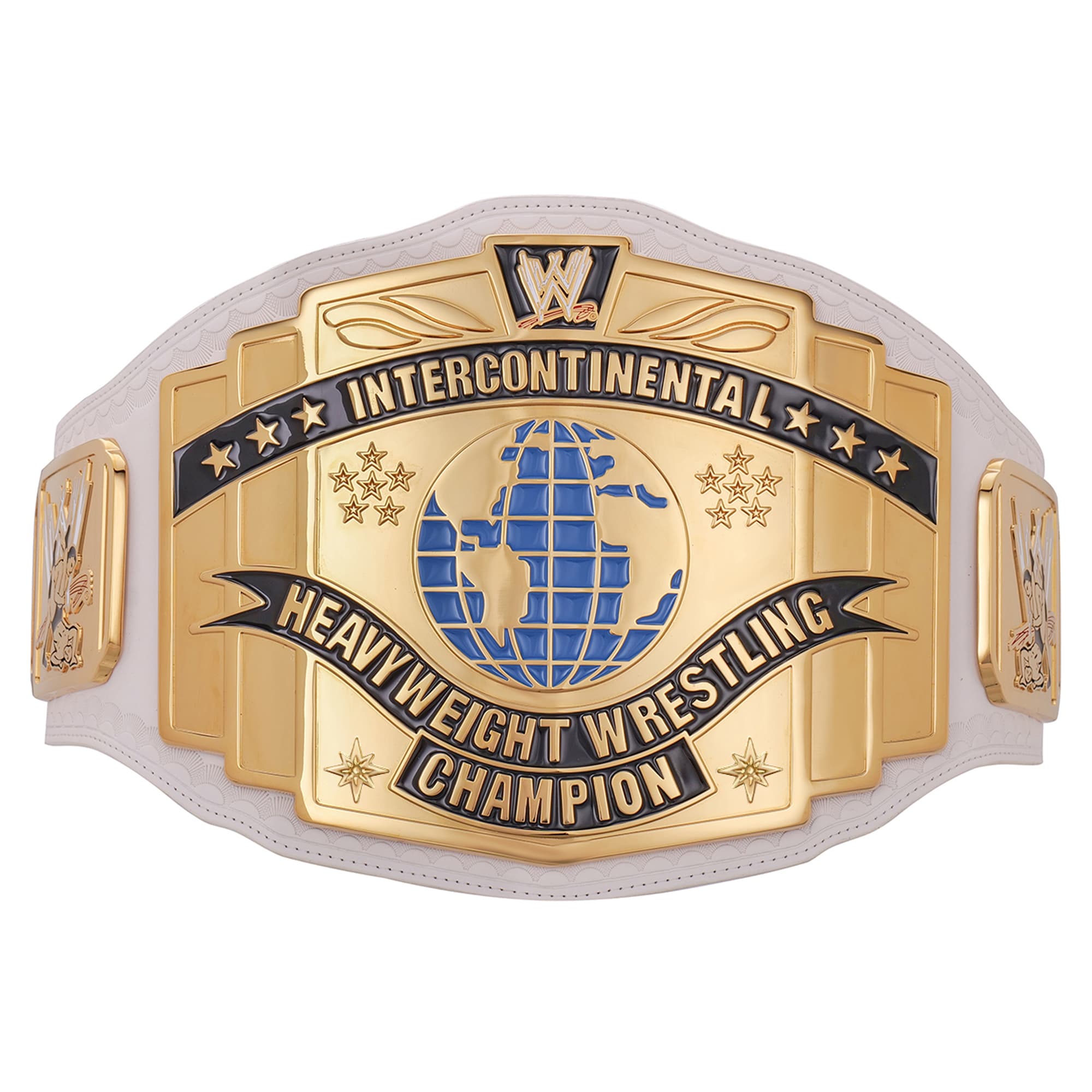 WWE Intercontinental Championship Scratch Logo White