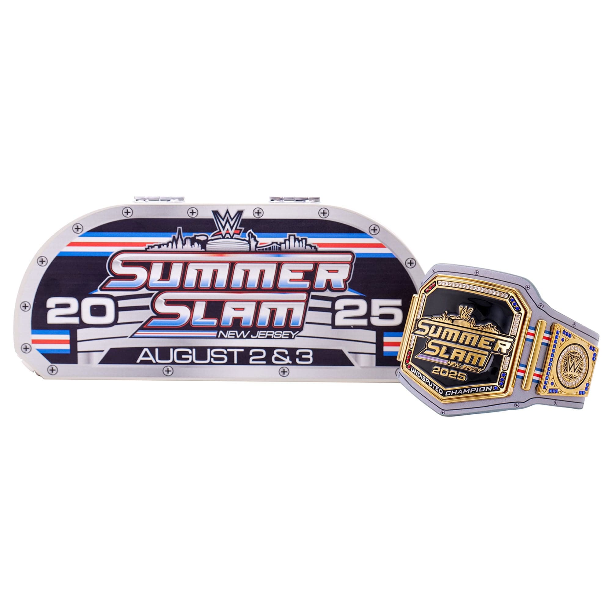 WWE SummerSlam 2025 Mini Title Belt Box Set