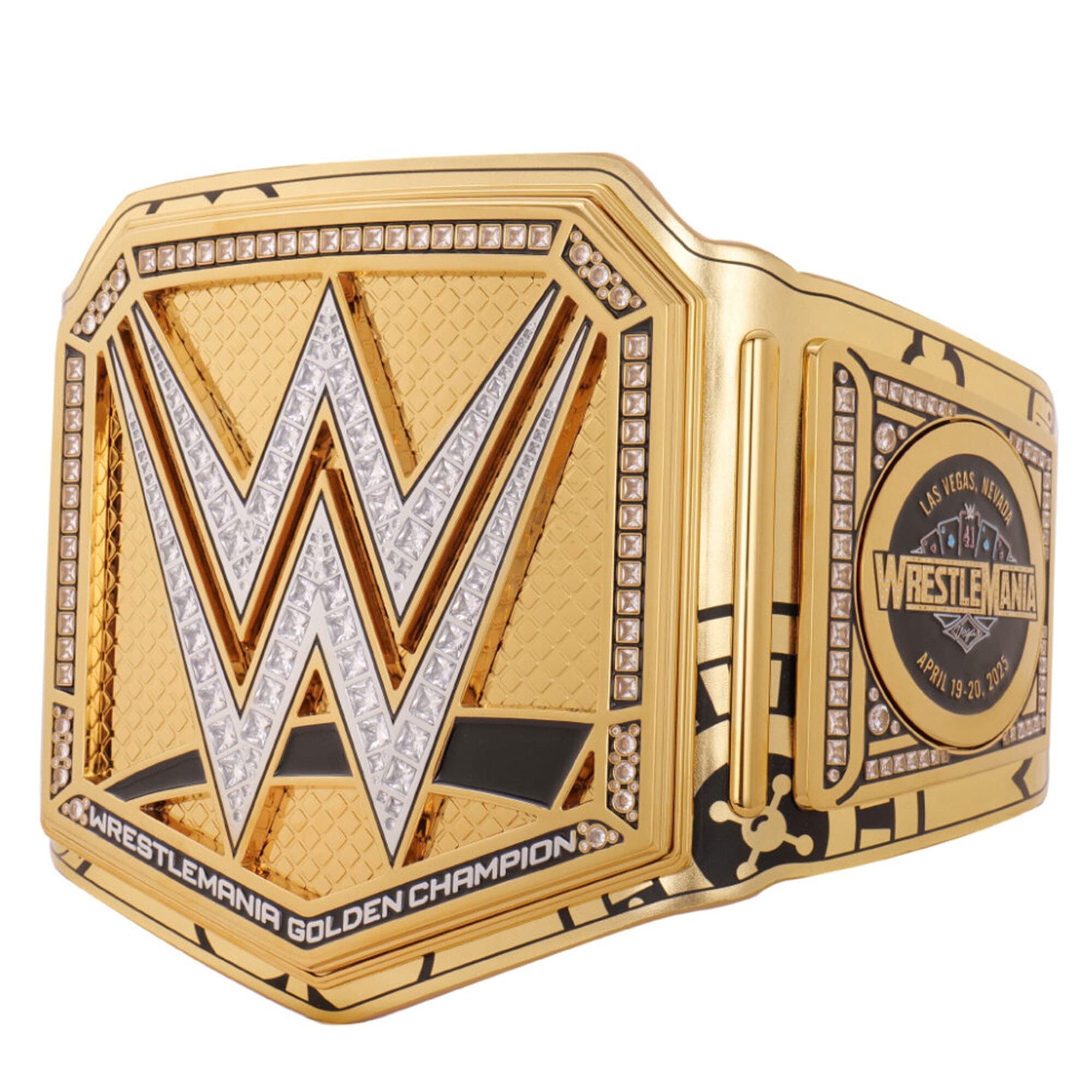 WWE WrestleMania 41 Las Vegas Golden Replica Title Belt