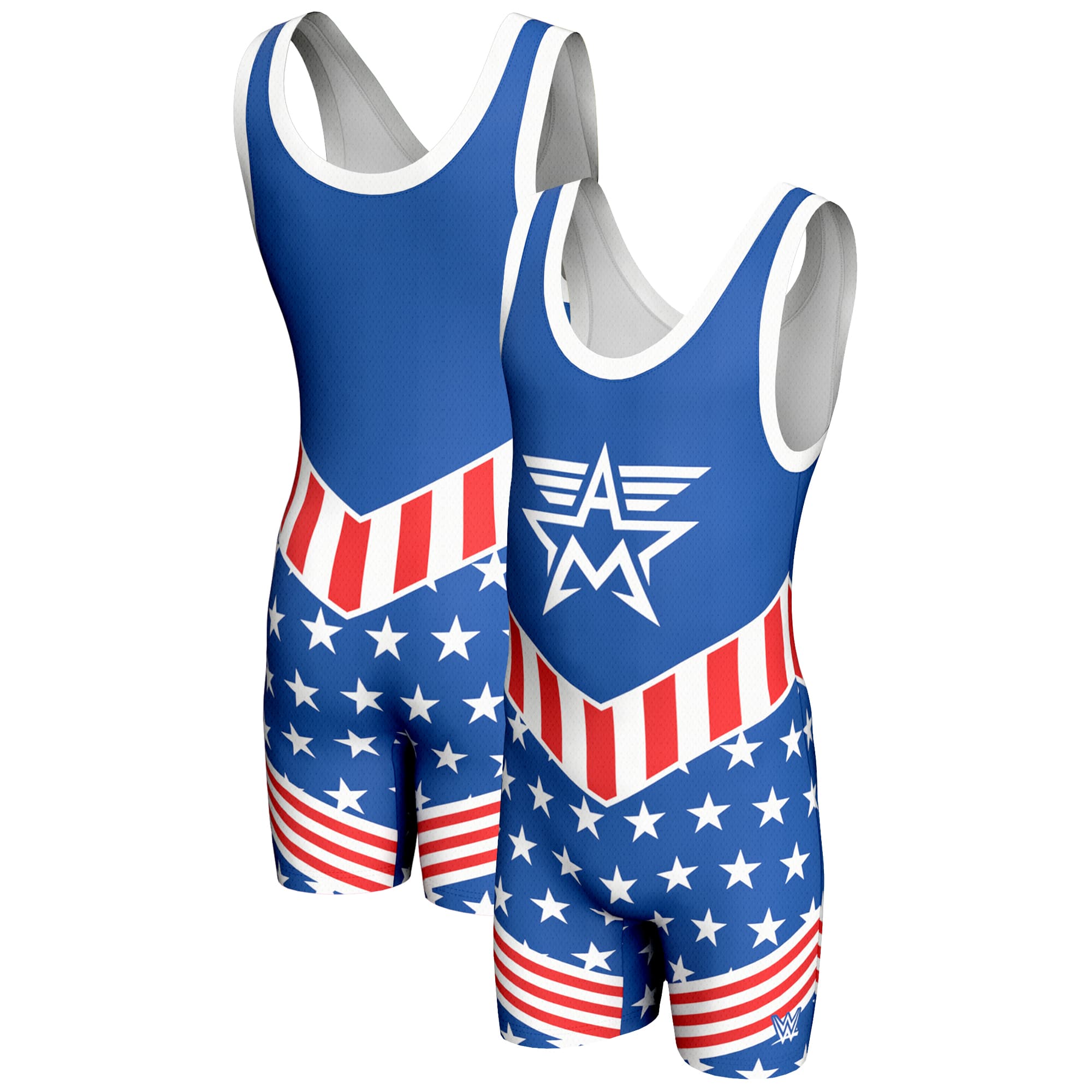 Youth ProSphere Blue Chad Gable American Made Singlet